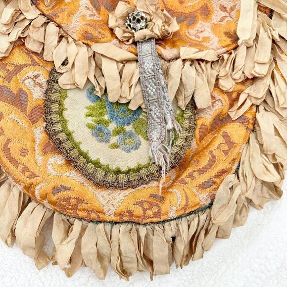 Lulubelle Designs Boho Fringe Crossbody Purse Shabby Handmade OOAK - Picture 3 of 8